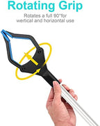 Grabber Reacher Tool, 32" Grabbers for Elderly, Lightweight Extra Long Handy Trash Claw Grabber, Mobility Aid Reaching Assist Tool for Trash Pick Up, Nabber, Litter Picker, Arm Extension (Blue)