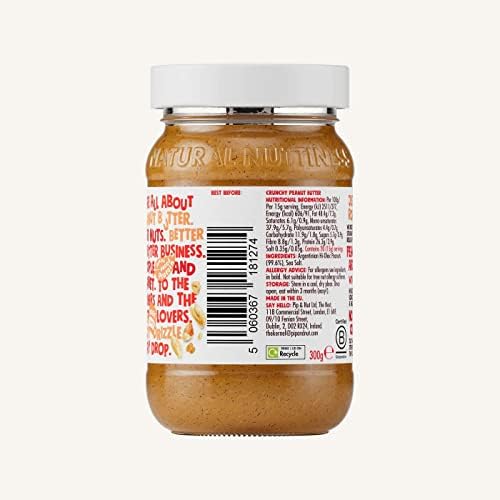 PIP & NUT Crunchy Peanutbutter, 300 GR