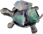 3-5Pcs Natural Raw Crystals 1''-2'' Rough Rainbow Fluorite Rocks for Tumbling Polishing Cabbing Gemstones Crystals and Healing Stones for Wicca Reiki,Fountian Rocks for Decorations (Rainbow Fluorite)