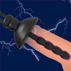 Male Silicone Multi-Bead Urethral Expansion Masturbation Device Electric Shock Urethral Penis Plug SM Sex Toy