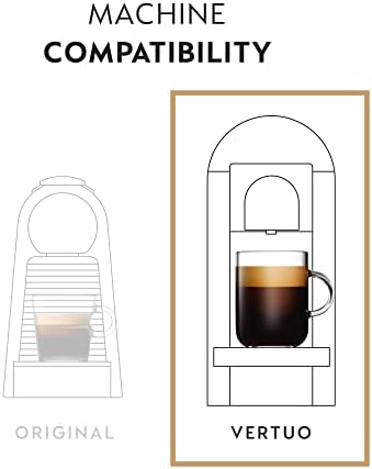 Nespresso Capsules Vertuo, Double Espresso Dolce, 30-Count Espresso Pods, Brews 2.7 oz.