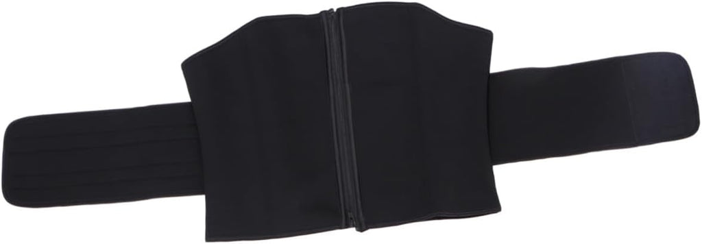 Waist Trimmer Belt Corset Black Fitness Waistband Hook Closure Size S for Women Tummy Control and Body Shaping