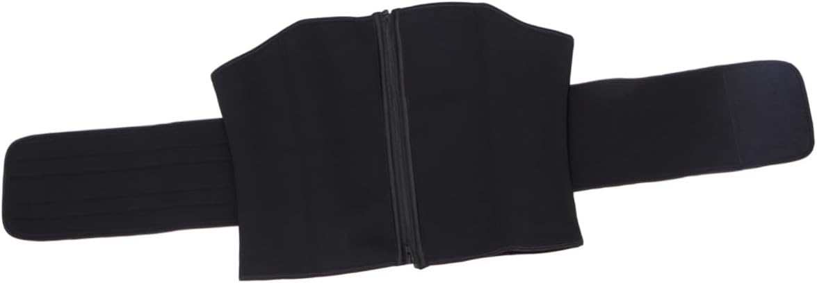 Waist Trimmer Belt Corset Black Fitness Waistband Hook Closure Size S for Women Tummy Control and Body Shaping