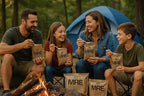 Meals Ready to Eat MRE 4 Pack Variety | Shelf-Stable Emergency Food Supply | Long-Term Survival Rations for Camping, Hiking & Disaster Preparedness