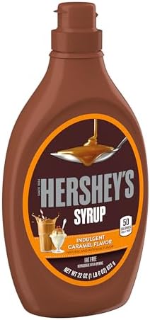 HERSHEY'S Caramel Flavored Syrup Bottle, 22 oz