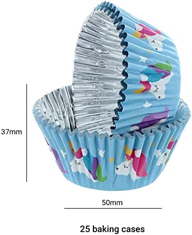 Unicorn Baking Cases - Baked with Love - 25 Pack
