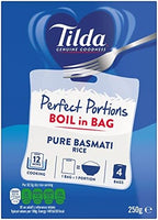 Tilda Pure Original Basmati Rice Cook in the Bag 2x 125g - Original Basmati Reis im Kochbeutel