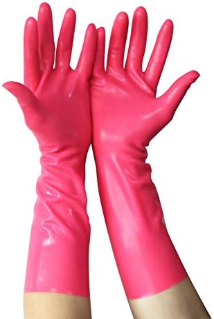 EXLATEX Rubber Secrets Short Latex Mixed Toes Wrist Gloves