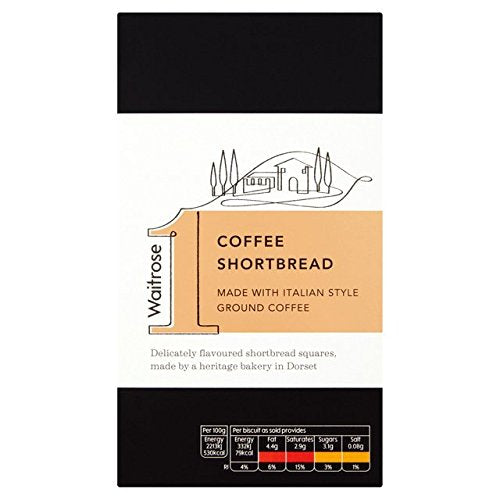 Waitrose 1 Coffee Shortbread 135g