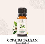 Copaiba Essential Oil - Balsam, 100% Pure, Natural, Undiluted & Therapeutic Grade Oils for Aromatherapy, Diffuser & DIY (10ML)