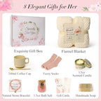 Get Well Gifts for Women Feel Better Gifts Baskets for Women After Surgery Cancer Care Package,Thinking of You Sympathy/Birthday Gift Baskets Hug in a box Gifts for Women,Mom,Her,Wife,Friend,Grandma