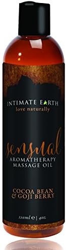 Intimate Earth Sensual Massage Oil, 4 Ounce