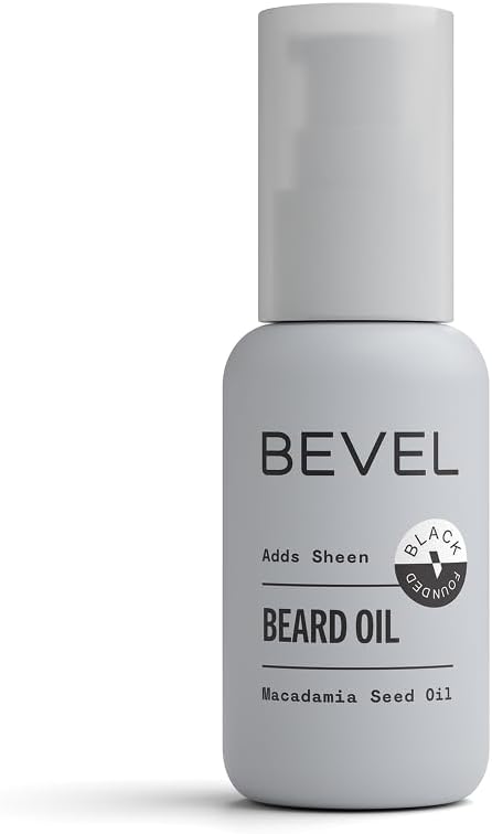 Bevel Beard Oil for Men - Moisturizing Beard Oil with Jojoba Oil and Argan Oil, Adds Shine and Helps Prevent Dryness, Frizz and Breakage, 1 Oz