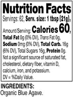 MADHAVA Organic Light Agave, 100% Pure Blue Nectar | Sugar Alternative | Vegan | Non GMO | Natural Liquid Sweetener, 46 Oz. (Pack of 2)