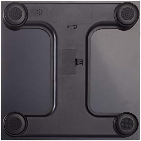Talking Scales - Big Numbers and Clear Loud Voice Announcement of Weight (Black)