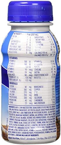PediaSure Complete Balanced Nutrition Liquid, Chocolate Flavor, Model: 53587-8 Oz/Bottle, 24 Ea