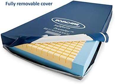 Invacare IPM1084 Softform Premier Hospital Bed Mattress, 36" Width, 84" Length