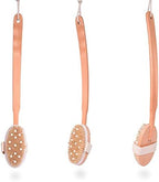 Soft Beads Natural Bristle Bath Brush for Massage Exfoliating dust and Promoting Metabolism and Blood Circulation
