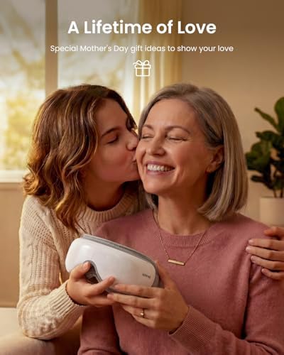 RENPHO Mothers Day Gifts for Women, Eye Massager with Heat, FSA Eligible HSA, Eye Mask for Migraine Relief, Birthday Gift for Men Mom Her, Sleep Mask for Reduce Strain and Dry Eyes, Eyeris 1
