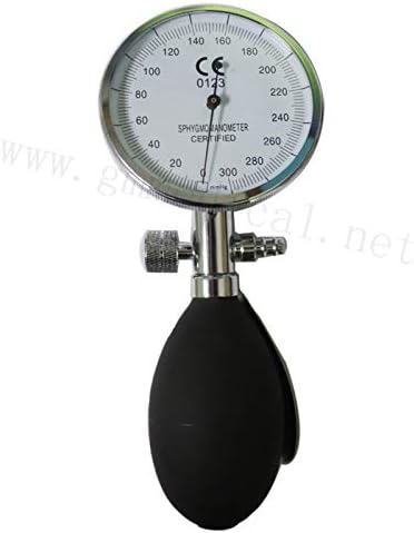 Manual Blood Pressure Cuff, Single Tube Cuff with Pressure Gauge and Inflation Bulb (Pediatric)