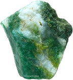 Amazing Gemstone 2 Pieces Moss Agate Raw Crystals and Healing Stones, Natural Rocks for Tumbling and DIY Raw Stones and Crystals