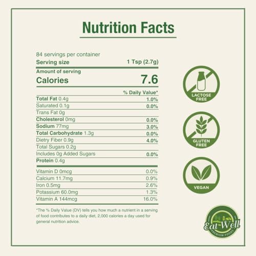 Eat Well Premium Foods Sumac Spice Powder 8 oz Ground Sumac Berries in Resealable Pack, 100% Natural Traditional Middle Eastern Spices, Sumac Seasoning with Pure Gourmet Ingredients for Cooking, Tangy and Citrusy