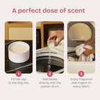 QLEAN Laundry Scent Booster Sweet Summer – Plant-Based In-Wash Fragrance Beads, Long-Lasting Clean Scent, Biodegradable Hypoallergenic Booster Beads for Sensitive Skin, HE Compatible