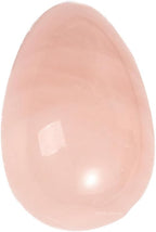 Erliway Natural Rose Quartz Crystal Eggs for Easter Day, 1.2 x 0.8" Palm Stone Egg, Polished Pocket Worry Gemstones, Crystals for Reiki Balancing Wicca Meditation Energy Anxiety Relax Decor