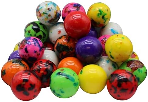 Jawbreakers Assorted Colors 1 Inch Rock Hard Candy Rainbow Candy 2 Pounds-Pressed Dextrose Candy Center
