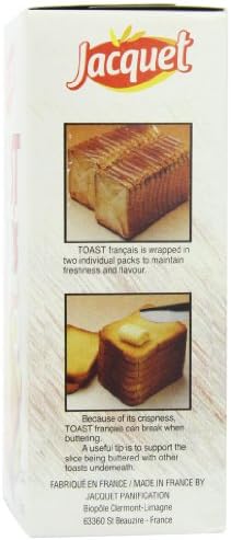 Jacquet Toast Francais 200 g (Pack of 8)