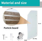 Public Toilet Partition for Men's Durable Wall-Mounted Men's Urinal Privacy Screen - Public Toilet Partition for Kindergartens, school，Shopping Malls, and Public Places 35.43x15.74x0.63 inch 1PCS