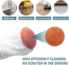 KeFanta Self-Wringing Twist Mops for Floor Cleaning, Microfiber Floor mop with 57 " Long Handle, Cotton Wet Mop for Hardwood Tile Kitchen Bathroom Patio Garage Commercial Household