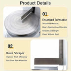 Cake Cream Spreading Coating Filling Machine | 36cm Round Cake Bread Cream Decoration Spreader and Smoothing Machine | Baking Birthday Cake Tools