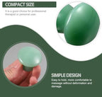 FOMIYES Jade Massager: Mushroom Gua Sha - 2Pcs Green Jade Quartz Mushroom Face Massage Rollers Stones Scraping Massage Tool for Men Women, Massager for Face, Eyes, Relieve Fine Lines and Wrinkles