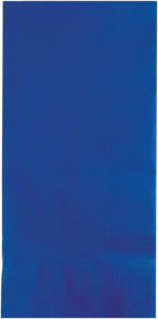 Creative Converting 100-Count 2-ply paper dinner napkins in cobalt blue