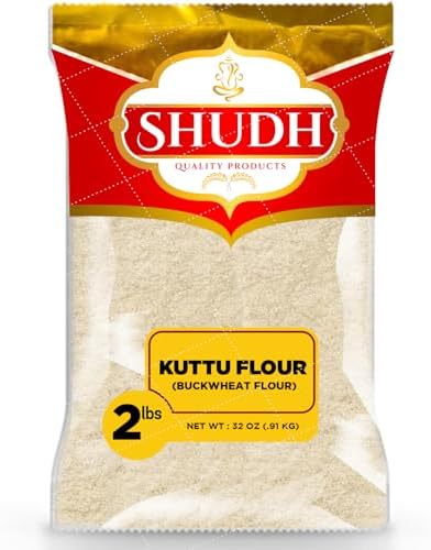 Shudh KUTTU FLOUR (BUCKWHEAT FLOUR) 2 LB ~ All Natural | Vegan | Gluten Friendly | Non-GMO