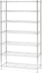 Soro Essentials- Set of 4 Stainless Steel Foot and 3/8"-16 Threaded Insert Wire Shelving Unit Post Leveler - Leveler for Wire Shelving Rack for Kitchen Storage for Precise Height Adjustments