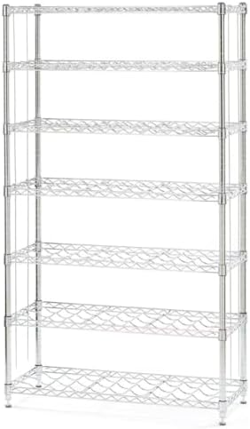Soro Essentials- Set of 4 Stainless Steel Foot and 3/8"-16 Threaded Insert Wire Shelving Unit Post Leveler - Leveler for Wire Shelving Rack for Kitchen Storage for Precise Height Adjustments