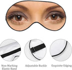 Personalized Eye Mask for Sleeping Customized Sleeping Masks with Adjustable Strap Customized Blackout Eye Cover Add Your Photo Text Logo for Men Women Home Travel Offices