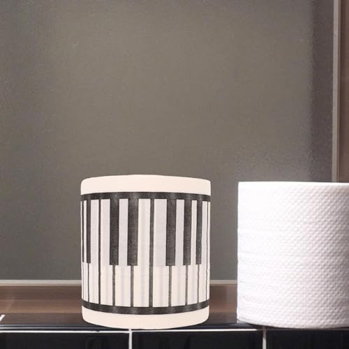 iplusmile 1roll Piano-themed Tissue Paper for Bathroom Soft Decorative Toilet Paper Music Prints Creative Design for Home Use and Parties