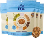 Super Seed Crackers, Gluten Free & Keto Friendly Healthy Snacks, Vegan, Zero Sugar, Paleo & Diabetic Friendly, Nut Free, 20g High Protein, 18g High Fiber, 3.56oz Each, 4-Pack, Original