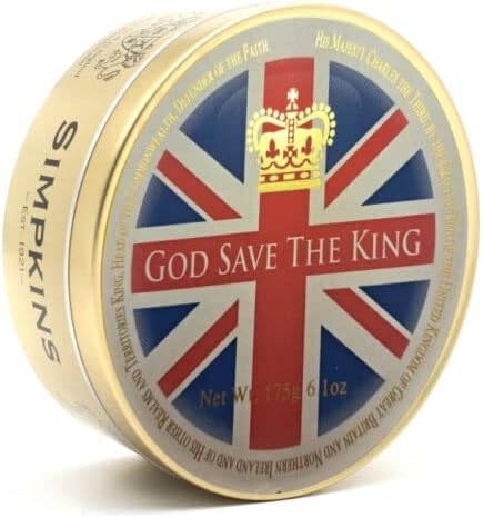 Coronation King Charles III Simpkins Mixed Fruit Tin - Coronation Variety Multi pack - All Natural & Gluten free Assorted Fruit drops 175g | Pack of 6 in Premier Life Store box