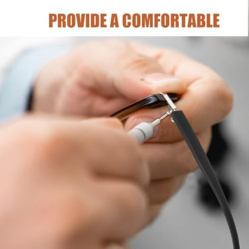 FRCOLOR Universal Glasses Repair Kit with Tr90 Replacement Arms Screws Screwdrivers Nose Pads and Temple Tips for Eyeglasses and Sunglasses 2 Pairs 5.43In