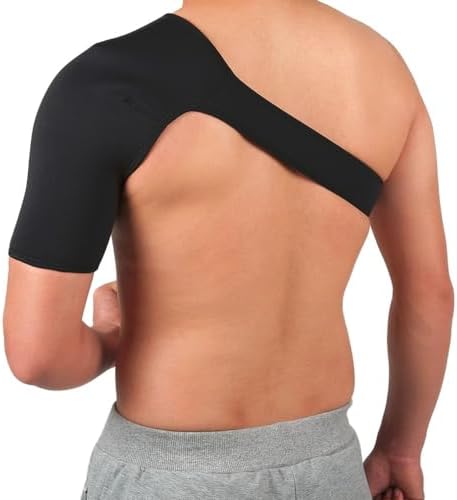 Shoulder Brace - Compression Shoulder Brace For Torn Rotator Cuff Support, Arm Sling For Shoulder Injury & Joint Pain Relief, Adjustable Arm Compression Sleeve For Men & Women (LEFT)