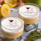 Custom Edible Drink Toppers (20-Pack) Edible Wafer Paper Cocktail Toppers Customizable Floating Drink Decor for Parties Weddings Cocktails & Cake