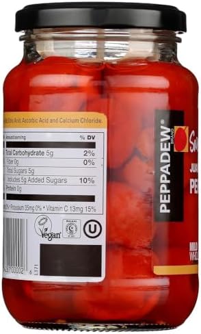 PEPPADEW Sweet Piquant Peppers, 14 Ounce