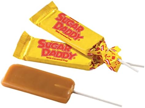 Sugar Daddies Milk Caramel Pops, 48-Count of 0.47 Oz. Pops