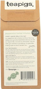 Teapigs Peppermint Leaves Tea Bags Made with Whole Leaves , 15 Count (Pack of 1)