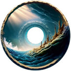 Wheelchair Wheel Covers Water Proof Designer Cover for Wheelchair Wheels, Enhances Aesthetics, Easy Install/Remove, Lightweight, Waterproof (Fantasyland).