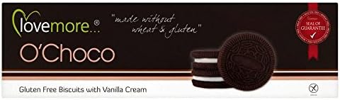 Lovemore Free From Gluten Free O'Choco Biscuits with Vanilla Cream (125g)